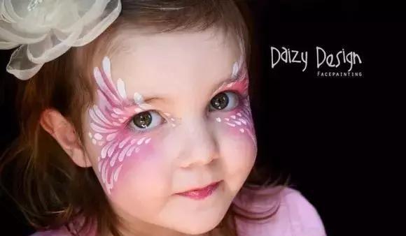 儿童脸彩，描绘孩子另一张可爱面孔