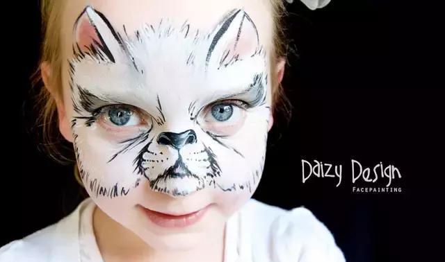 儿童脸彩，描绘孩子另一张可爱面孔